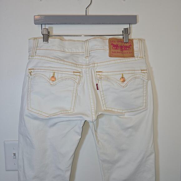 Levi’s 504 Slouch Flare 90’s Y2K Low Rise Light Wash Jeans Size 11M - Picture 6 of 9